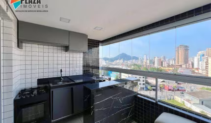 Apartamento com 2 dormitórios à venda, 75 m² por R$ 650.000,00 - Vila Guilhermina - Praia Grande/SP