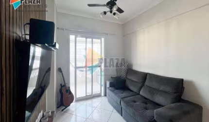 Apartamento com 1 dormitório para alugar, 45 m² por R$ 2.500,00/mês - Vila Assunção - Praia Grande/SP