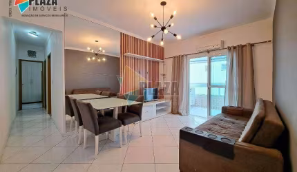 Apartamento com 2 dormitórios para alugar, 67 m² por R$ 3.500,02/mês - Vila Guilhermina - Praia Grande/SP