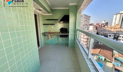 Apartamento com 2 dormitórios para alugar, 72 m² por R$ 3.100,00/mês - Caiçara - Praia Grande/SP