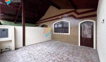 Casa com 2 dormitórios para alugar, 90 m² por R$ 2.900,00/mês - Ocian - Praia Grande/SP