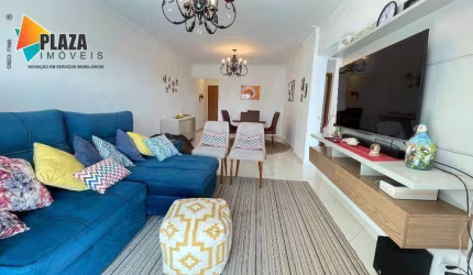 Apartamento com 3 dormitórios para alugar, 129 m² por R$ 6.000,00/mês - Vila Assunção - Praia Grande/SP