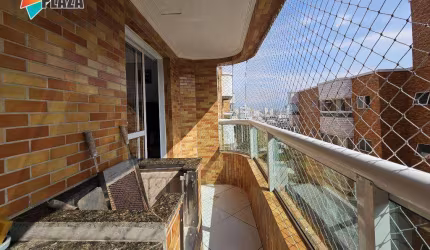Apartamento com 1 dormitório para alugar, 45 m² por R$ 2.900,02/mês - Canto do Forte - Praia Grande/SP