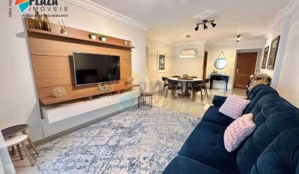 Apartamento com 3 dormitórios para alugar, 146 m² por R$ 6.000,00/mês - Caiçara - Praia Grande/SP