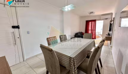 Apartamento com 2 quartos, mobiliado e perto da praia, disponível para alugar no bairro Canto do Forte, em Praia Grande/SP.