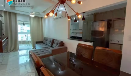 Apartamento com 2 dormitórios para alugar, 75 m² por R$ 5.300,00/mês - Boqueirão - Praia Grande/SP