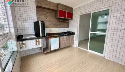 Apartamento com 3 dormitórios para alugar, 120 m² por R$ 6.800,00/mês - Canto do Forte - Praia Grande/SP