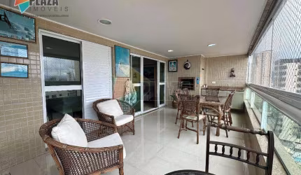 Apartamento com 3 dormitórios para alugar, 146 m² por R$ 4.800,00/mês - Vilamar - Praia Grande/SP