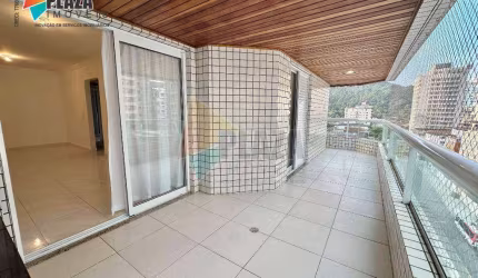 Apartamento com 3 dormitórios para alugar, 105 m² por R$ 5.500,00/mês - Canto do Forte - Praia Grande/SP