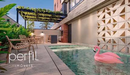 Apartamento em construção - 1 suíte + 1 quarto - bairro Santo Antônio - Joinville/SC.