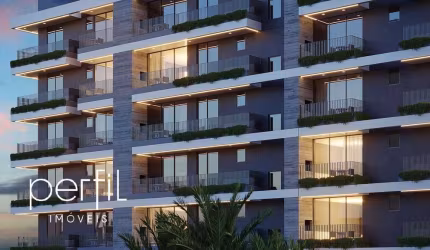 Apartamento em construção a venda com dois quartos sendo uma suíte no bairro América - Joinville/ SC