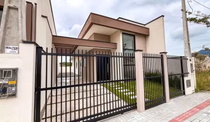 Casa com fachada moderna