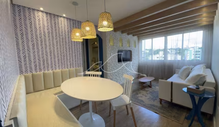 Apartamento locado para venda de investidores no Res. Paineiras no Jd. Ipanema em Maringá/PR com 45,60 m² privativos e mobiliado