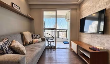 Apartamento com sacada gourmet, 2 dormitórios sendo 1 suite  à venda, 63 m² por R$ 713.000 - Jardim Aquarius - São José dos Campos/SP