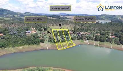 Terrenos à venda em Piracaia fundo exclusivo para Represa