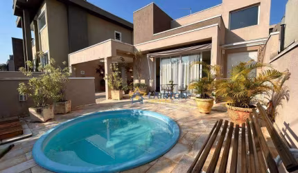Descubra o Seu Novo Lar “Condominio Quadra dos Principes, Atibaia, SP – Casa CHARMOSA e MODERNA, sala com pé direito duplo– 3 suítes!! ???