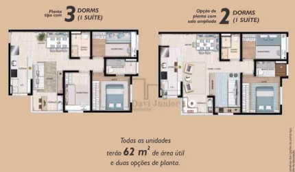 Apartamento à venda, 62 m² por R$ 367.000,00 - Altos do Trujillo - Sorocaba/SP