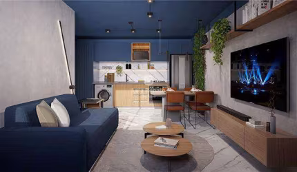 Apartamento 1 ou 2 quartos, 30m² a 63m², 1 vaga de garagem, à venda no Lourdes.