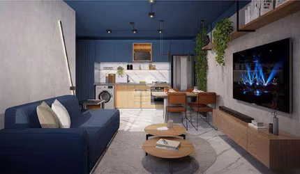 Apartamento 1 ou 2 quartos, 30m² a 63m², 1 vaga de garagem, à venda no Lourdes.