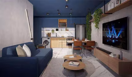 Apartamento 1 ou 2 quartos, 30m² a 63m², 1 vaga de garagem, à venda no Lourdes.