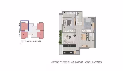 Apartamento á venda no bairro Nova Granada