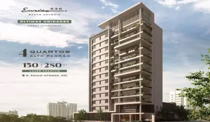 Apartamento à venda 4 quartos 2 suítes 3 vagas - Santo Antônio