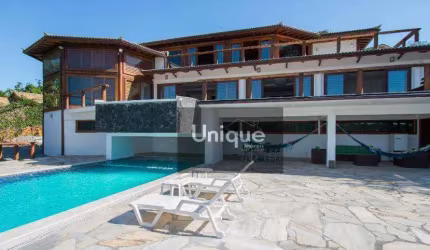 Mansão c/ vista mar no Alto de Búzios à venda, 706 m² por R$ 4.800.000 - Alto de Búzios - Armação dos Búzios/RJ