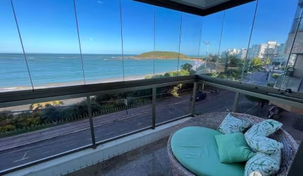Apartamento 3 Quartos sendo 1 suíte , 130m² , 2 vagas, frente Praia de Peracanga - Enseada Azul - Guarapari-ES