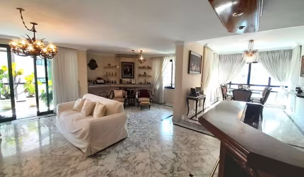 Apartamento de alto padrão para locação na Chácara Klabin, com 300m², 4 suites e 4 vagas; entregue