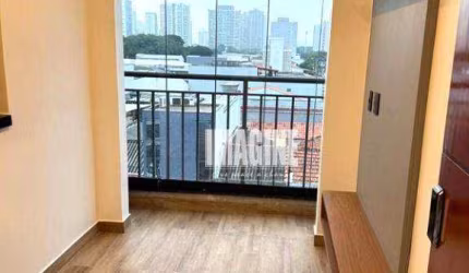 Apto no Tatuapé com 1 Dorm, 1 Vaga, 37m²
