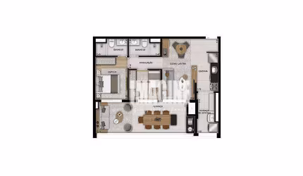 Apartamento no Belém com 2 Dormitórios sendo 1 Suíte, 1 Vaga 75 m²