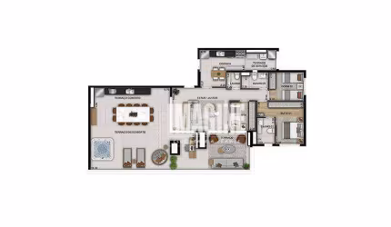 Apartamento Cobertura no Belém com 3 Dormitórios sendo 1 Suíte, 2 Vagas, 166 m²