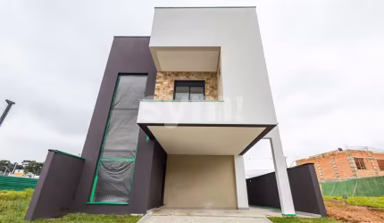 Casa em condomínio fechado com 3 quartos à venda na Rua Irma Schreiner Maran, 503, Santa Cândida, Curitiba por R$ 899.000
