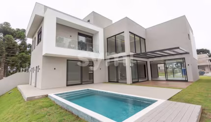 Casa em condomínio fechado com 4 quartos à venda na Rua Inácio Wichnewski, 920, Orleans, Curitiba por R$ 4.970.000