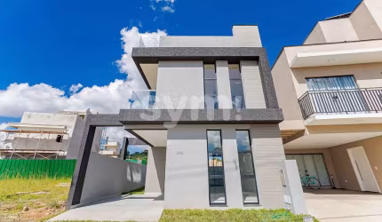 Casa em condomínio fechado com 3 quartos à venda na Rua Irma Schreiner Maran, 503, Santa Cândida, Curitiba por R$ 1.090.000