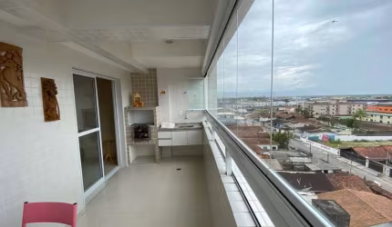 Apartamento com 2 dormitórios à venda, 75 m² por R$ 425.000,00 - Aviação - Praia Grande/SP