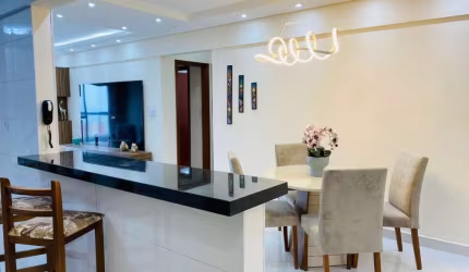 Apartamento com linda vista mar em Aviação - Praia Grande