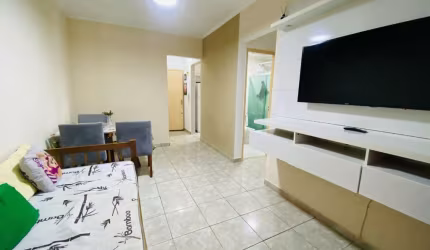 Apartamento com 1 dormitório à venda, 53 m² - Ocian - Praia Grande/SP