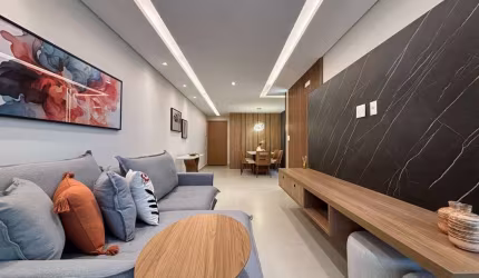 Apartamento com 2 dormitórios à venda, 79 m² por R$ 715.410,00 - Boqueirão - Praia Grande/SP