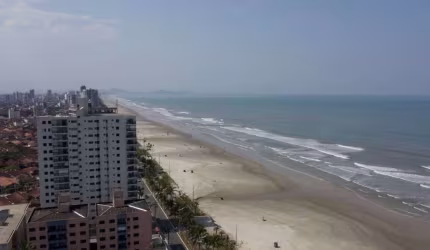 Parcelamento Direto. Vista mar Alto Padrão 02 dorm com suíte em Praia Grande