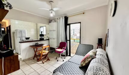 Apartamento com 1 dormitório à venda, 40 m² por R$ 220.000,00 - Vila Guilhermina - Praia Grande/SP