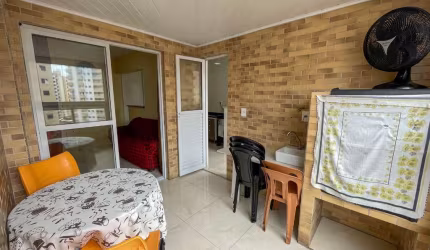 Apartamento com 1 dormitório à venda, 50 m² por R$ 340.000,00 - Vila Guilhermina - Praia Grande/SP