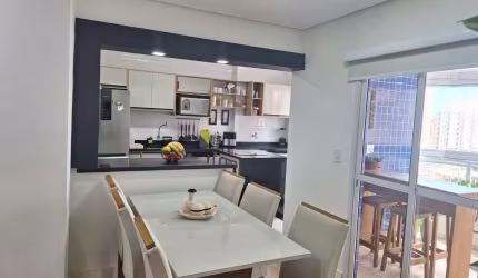 Apartamento com 3 dormitórios à venda, 90 m² por R$ 805.000,00 - Aviação - Praia Grande/SP