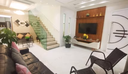Sobrado com 2 dormitórios à venda, 119 m²  - Vila Caiçara - Praia Grande/SP
