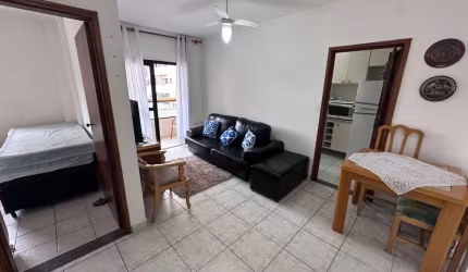 Apartamento com 1 dormitório à venda, 48 m² - Tupi - Praia Grande/SP
