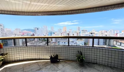 Cobertura com 3 dormitórios à venda, 195 m² por R$ 1.800.000,00 - Vila Guilhermina - Praia Grande/SP