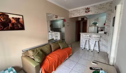 Apartamento com 1 dormitório, 48 m² - venda por R$ 235.000,00 ou aluguel por R$ 1.800,01/mês - Vila Guilhermina - Praia Grande/SP