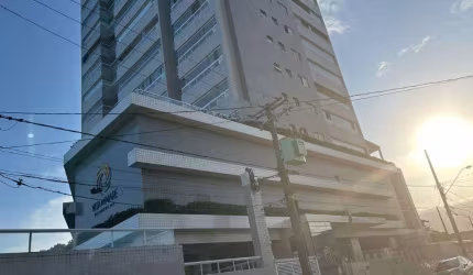 Apartamento com 1 dormitório para alugar, 58 m² por R$ 2.700,02/mês - Balneário Pires - Praia Grande/SP