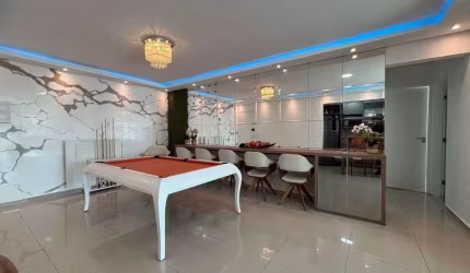 Apartamento com 2 dormitórios para alugar, 99 m² por R$ 4.500,02/mês - Vilamar - Praia Grande/SP