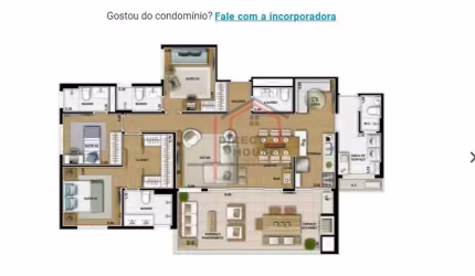 (P) Apto alto Padrão Mobiliado 3 suítes 3 vagas Vila Andrade